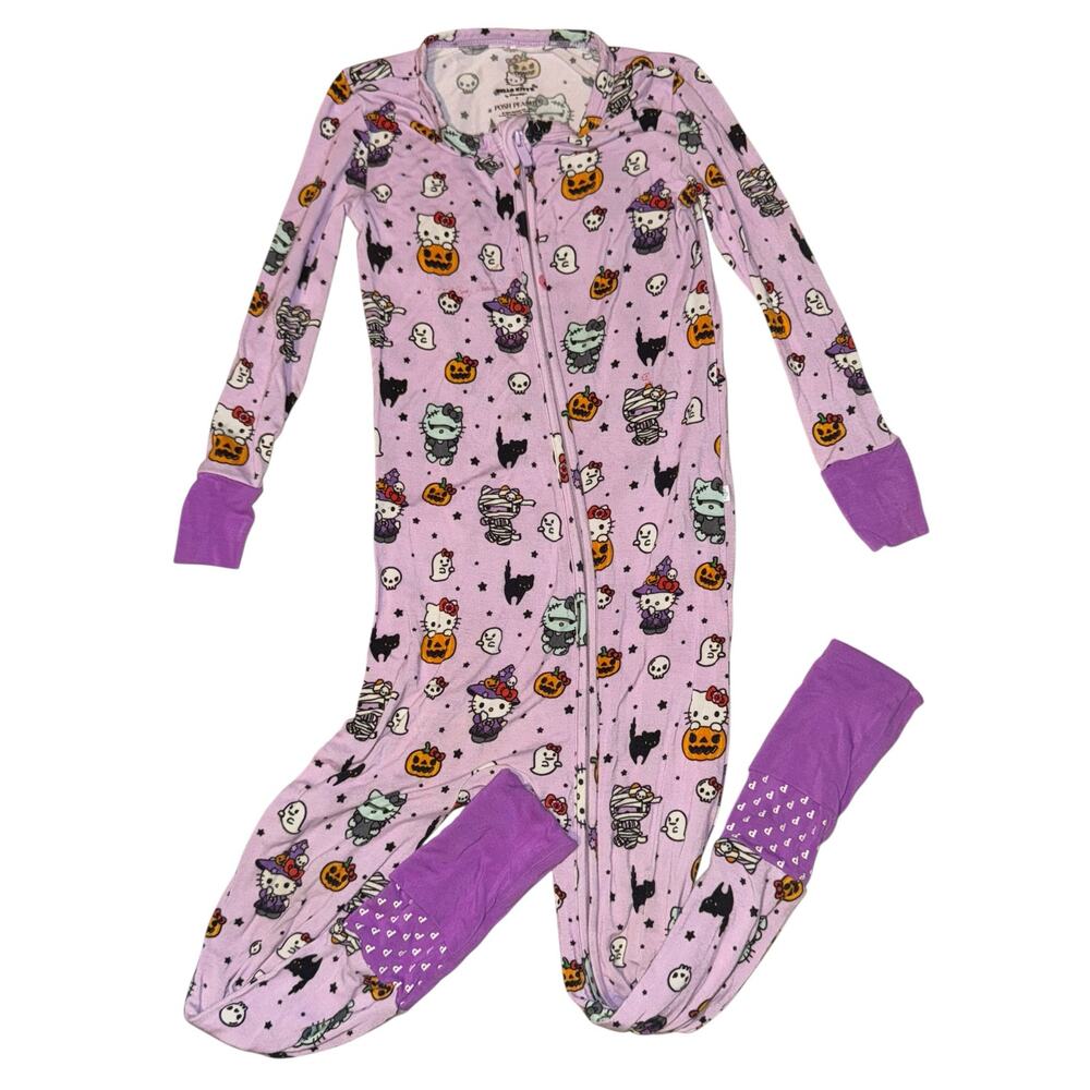 Posh Peanut X Hello Kitty Halloween Convertible Sleeper Girls 2T Bamboo ~Flawed~